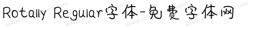 Rotally Regular字体字体转换